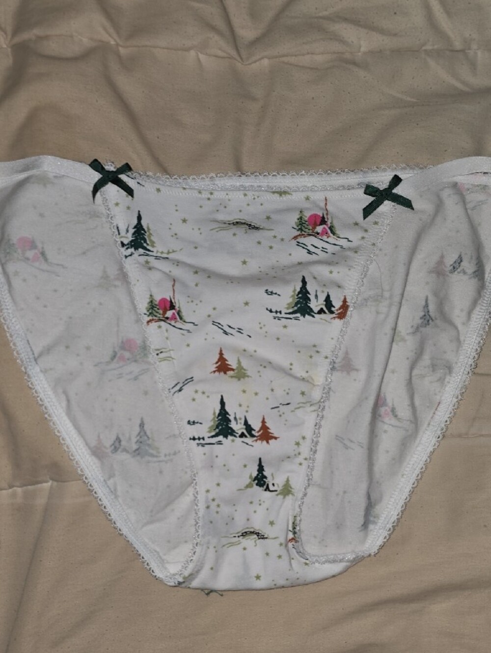 Womens' Assorted Cotton Bikini Briefs - Pack of 5 - Picture 4 of 6